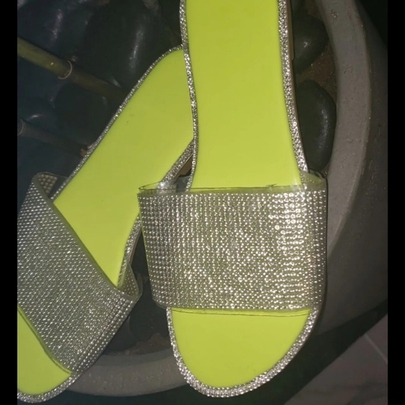 💥💎Neon Rhinestone Sandals💎💥 - Picture 3 of 3